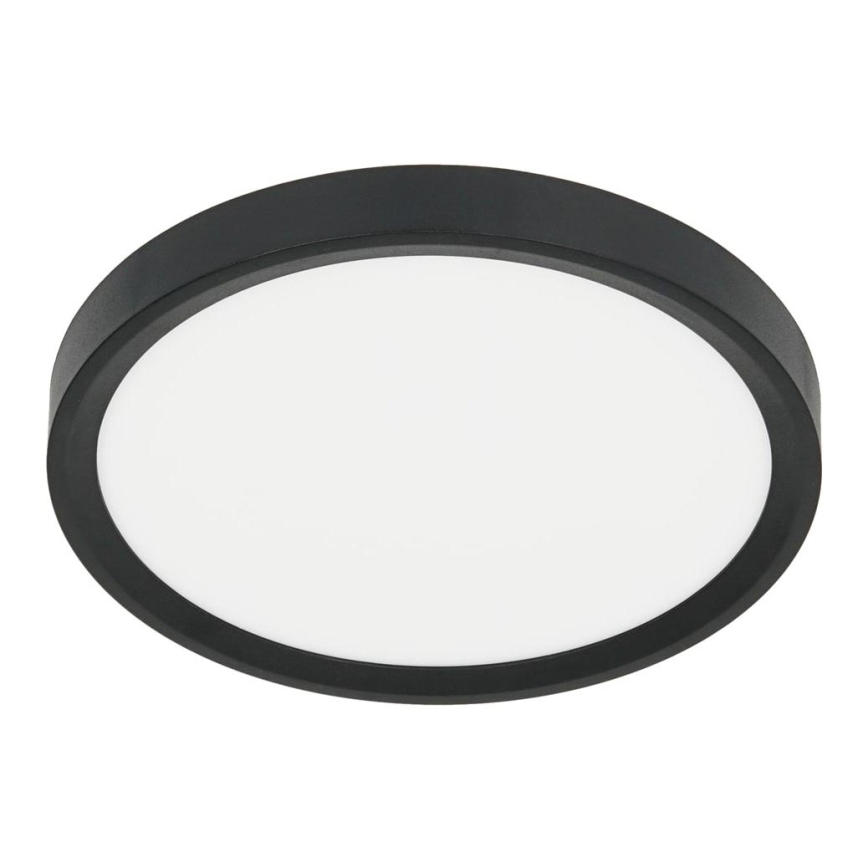 Plafón LED MAQ LED/18W/230V 3000/4000/6500K IP40 negro