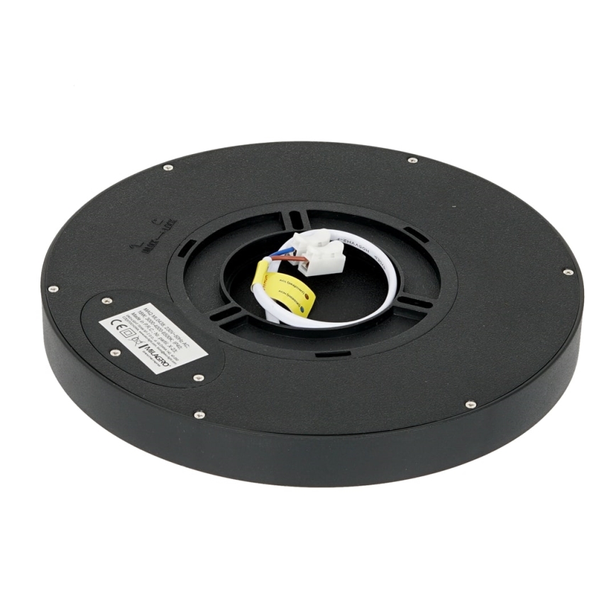 Plafón LED MAQ LED/18W/230V 3000/4000/6500K IP40 negro