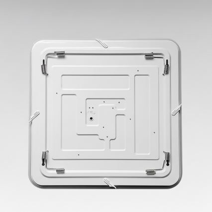 Plafón LED NEMO LED/36W/230V 50x50 cm cromo brillante