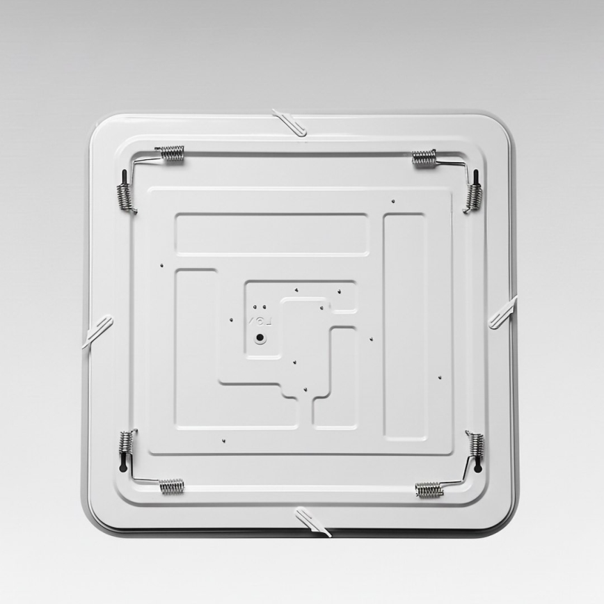 Plafón LED NEMO LED/36W/230V 50x50 cm cromo brillante