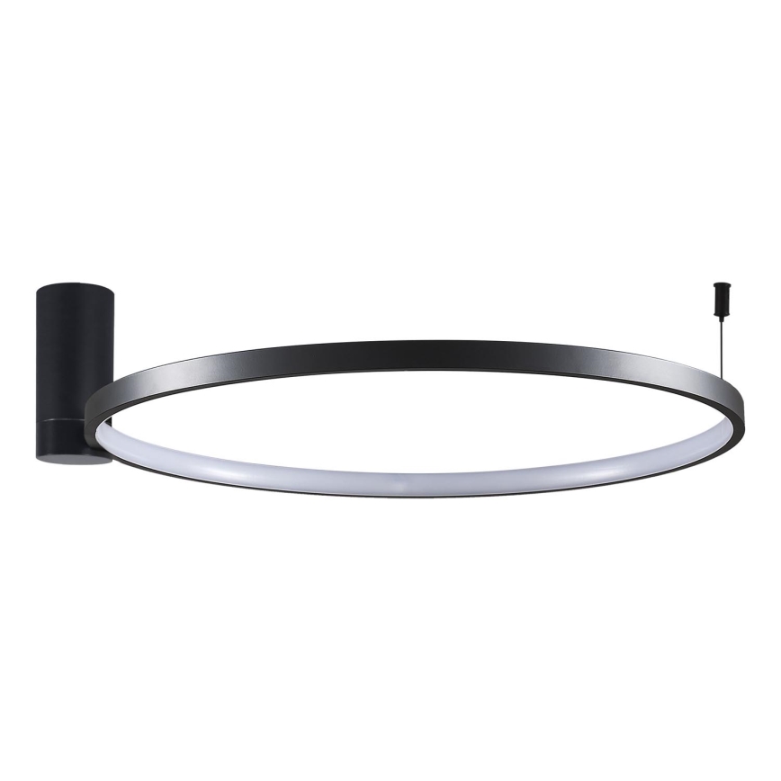 Plafón LED NOEMI LED/20W/230V 4000K diá. 50 cm negro