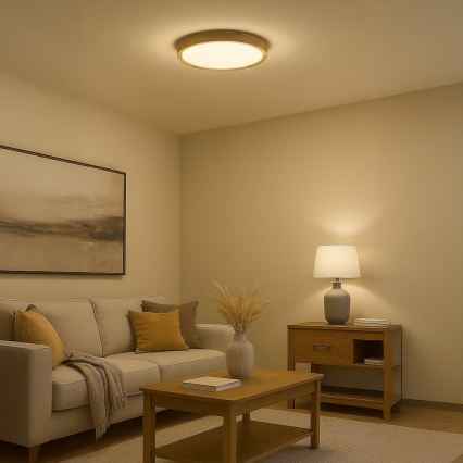 Plafón LED ORINOKO LED/36W/230V Ø 48 cm, beige