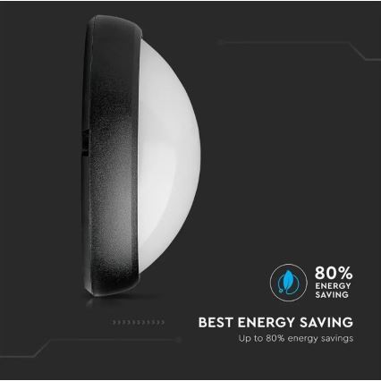 Plafón LED para exteriores LED/12W/230V IP54