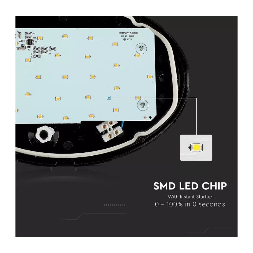 Plafón LED para exteriores LED/12W/230V IP54