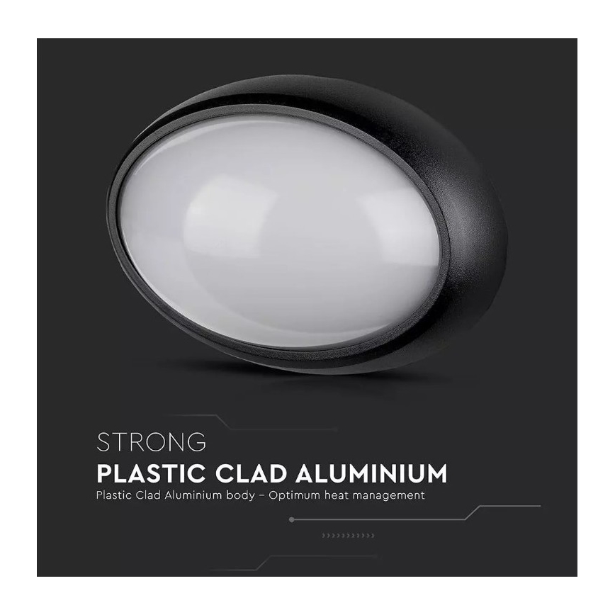 Plafón LED para exteriores LED/12W/230V IP54