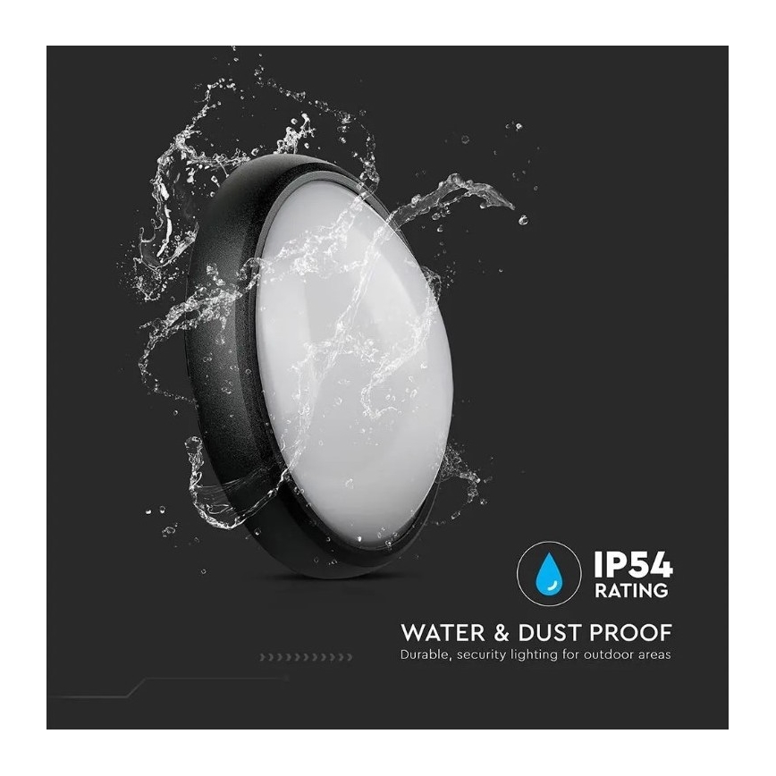 Plafón LED para exteriores LED/12W/230V IP54