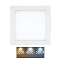 Plafón LED RAFA LED/12W/230V 3000/4000/6000K 17x17 cm blanco