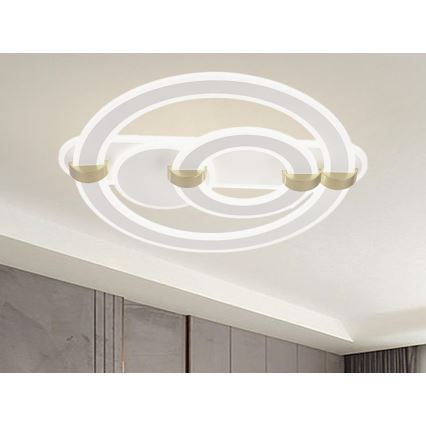 Plafón LED regulable 120W/230V 3000-6500K + mando a distancia