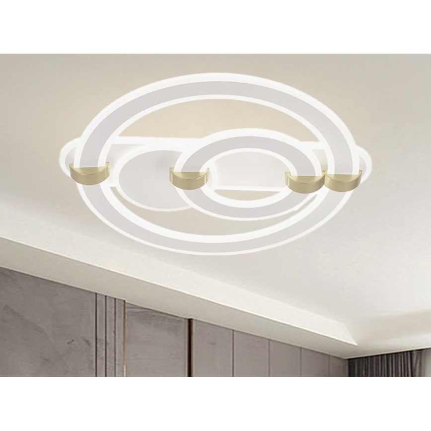 Plafón LED regulable 120W/230V 3000-6500K + mando a distancia