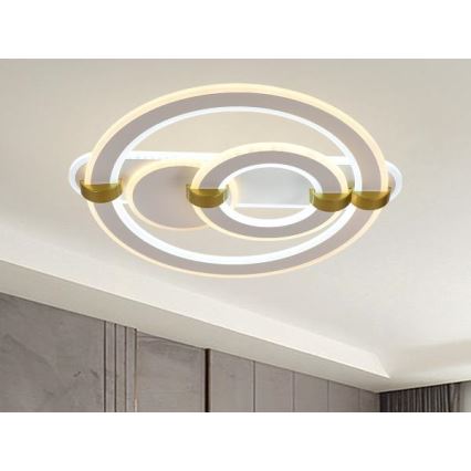 Plafón LED regulable 120W/230V 3000-6500K + mando a distancia