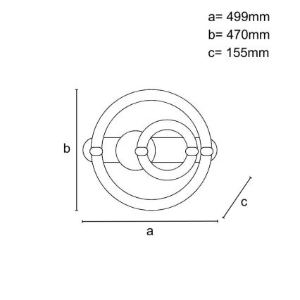 Plafón LED regulable 120W/230V 3000-6500K + mando a distancia