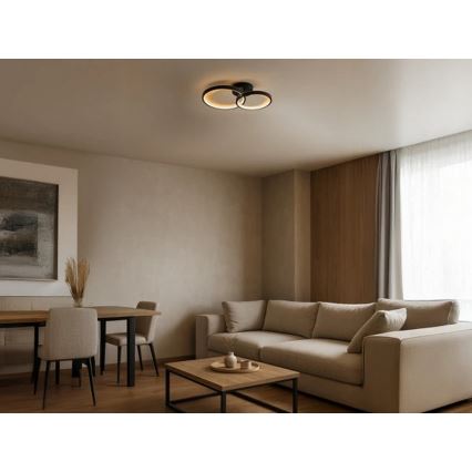 Plafón LED regulable 35W/230V 3000-6500K + mando a distancia