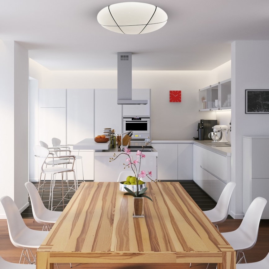 Plafón LED regulable BOB LED/40W/230V 3000-6000K + control remoto