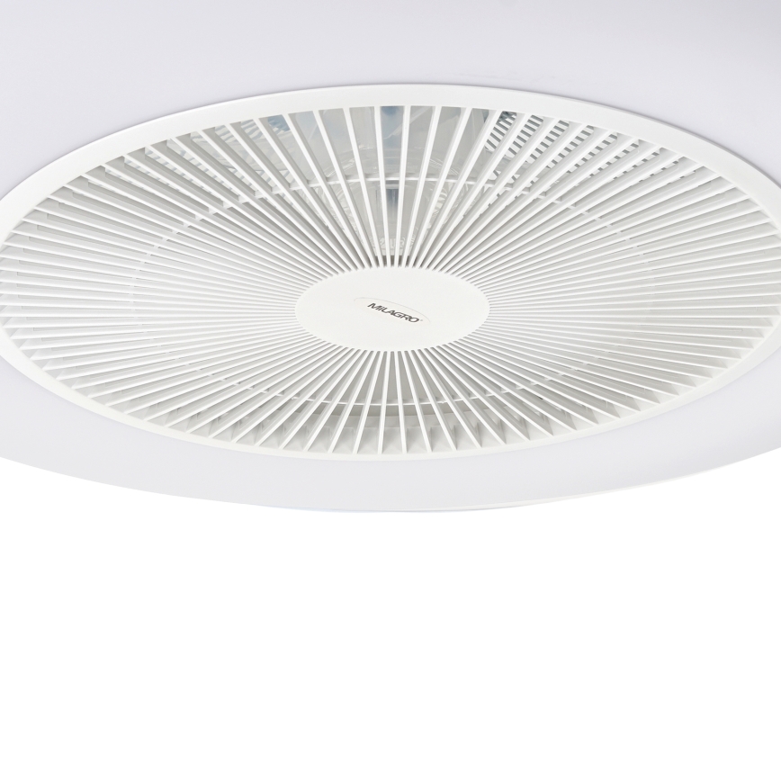 Plafón LED regulable con ventilador ARIA LED/38W/230V 3000-6000K blanco + mando a distancia