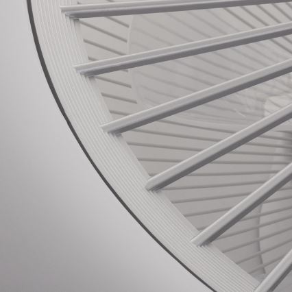 Plafón LED regulable con ventilador ZONDA LED/48W/230V 3000-6000K plata + control remoto