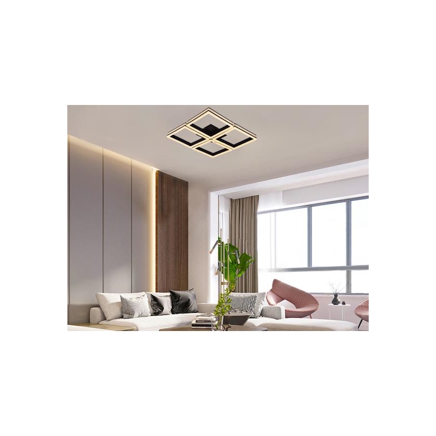 Plafón LED regulable de montaje en superficie LED/215W/230V 3000-6500K + mando a distancia