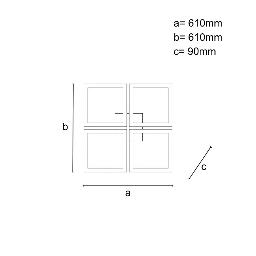 Plafón LED regulable de montaje en superficie LED/215W/230V 3000-6500K + mando a distancia