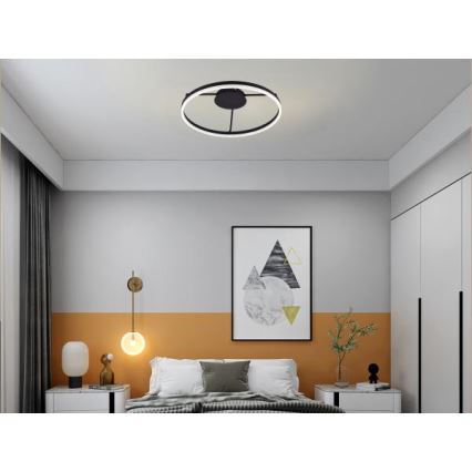 Plafón LED regulable de montaje en superficie LED/55W/230V 3000-6500K + control remoto