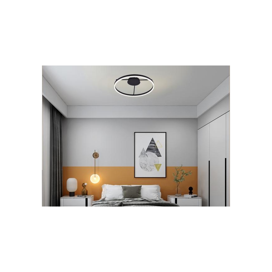 Plafón LED regulable de montaje en superficie LED/55W/230V 3000-6500K + control remoto