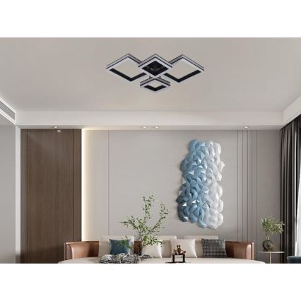 Plafón LED regulable de superficie LED/175W/230V 3000-6500K + mando a distancia