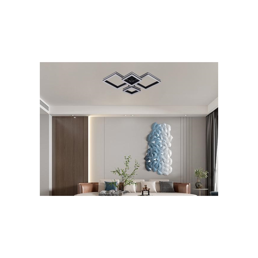 Plafón LED regulable de superficie LED/175W/230V 3000-6500K + mando a distancia