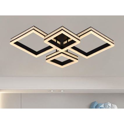 Plafón LED regulable de superficie LED/175W/230V 3000-6500K + mando a distancia