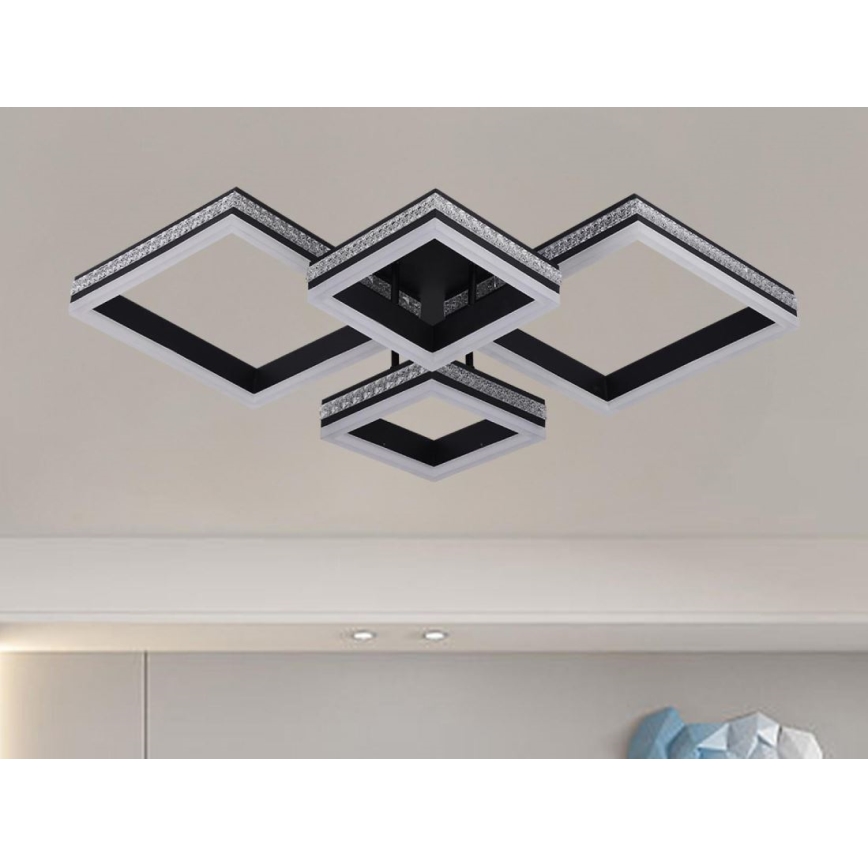 Plafón LED regulable de superficie LED/175W/230V 3000-6500K + mando a distancia