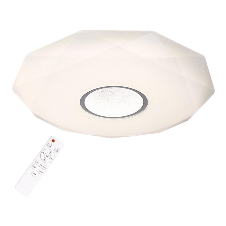 Plafón LED regulable DIAMOND LED/120W/230V 3000-6500K + control remoto