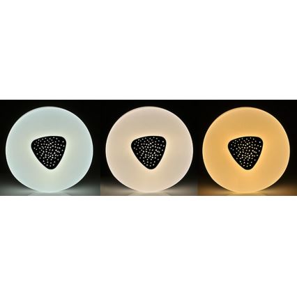 Plafón LED regulable DIAMOND LED/120W/230V 3000-6500K + control remoto
