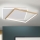 Plafón LED regulable EMANUEL LED/50W/230V blanco/dorado