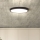 Plafón LED regulable ESTELA LED/36W/230V diá. 30 cm negro + control remoto