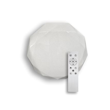 Plafón LED regulable INDUS LED/60W/230V 2700-6500K diá. 58 cm + control remoto