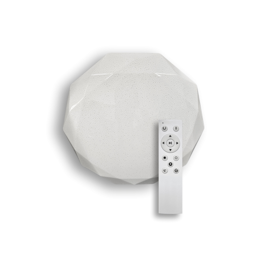 Plafón LED regulable INDUS LED/60W/230V 2700-6500K diá. 58 cm + control remoto