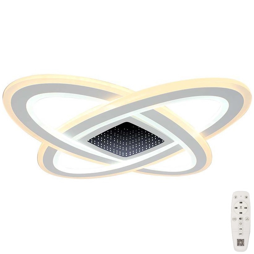 Plafón LED regulable LED/130W/230V 3000-6500K 62x62 cm + control remoto