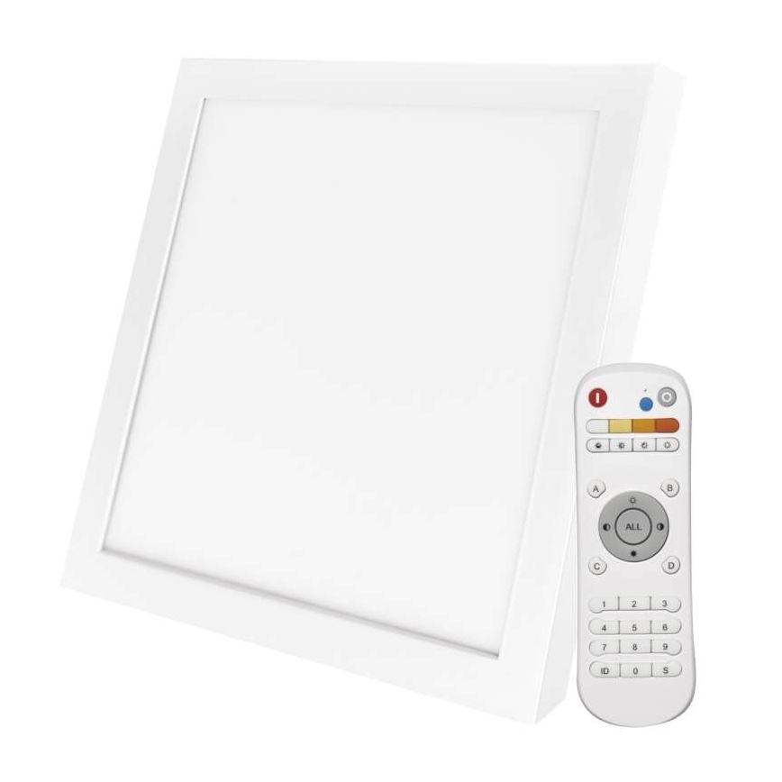 Plafón LED regulable LED/20W/230V + mando a distancia cuadrado 2700K-6000K