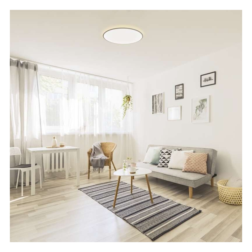 Plafón LED regulable LED/24W/230V + mando a distancia redondo 2700K-6500K