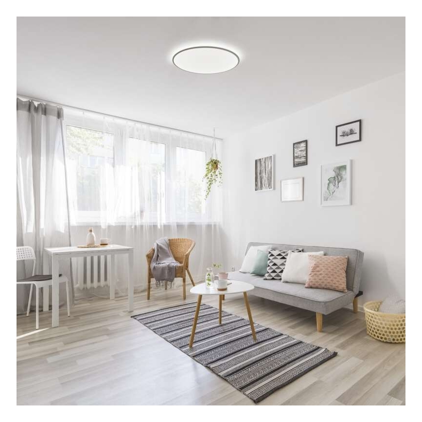 Plafón LED regulable LED/24W/230V + mando a distancia redondo 2700K-6500K