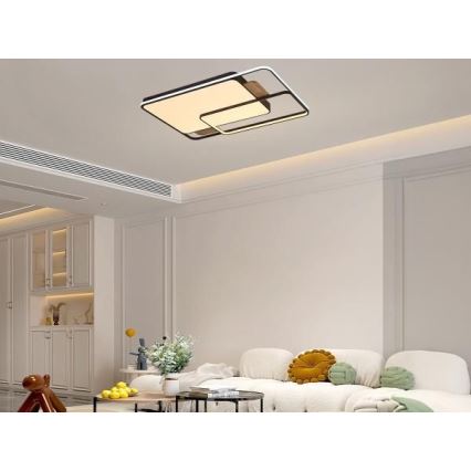 Plafón LED regulable LED/280W/230V 3000-6500K + mando a distancia