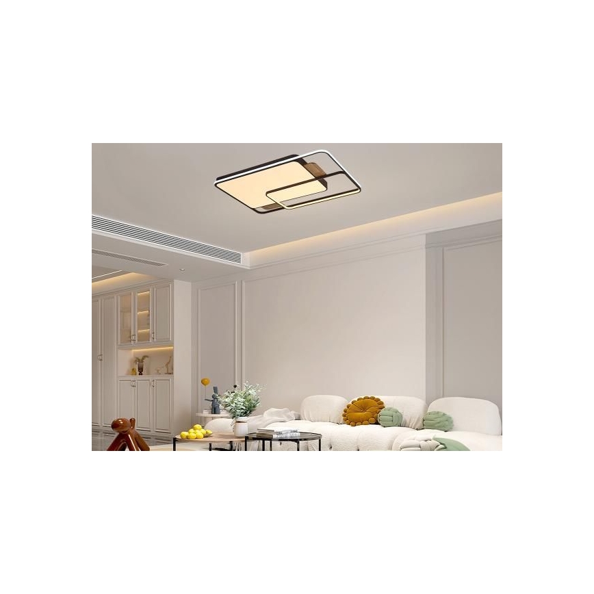 Plafón LED regulable LED/280W/230V 3000-6500K + mando a distancia