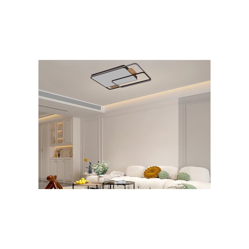 Plafón LED regulable LED/280W/230V 3000-6500K + mando a distancia