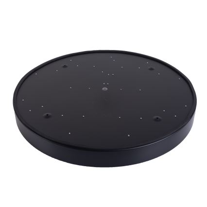 Plafón LED regulable LED/30W/230V 3000-6500K diá. 30 cm negro + control remoto