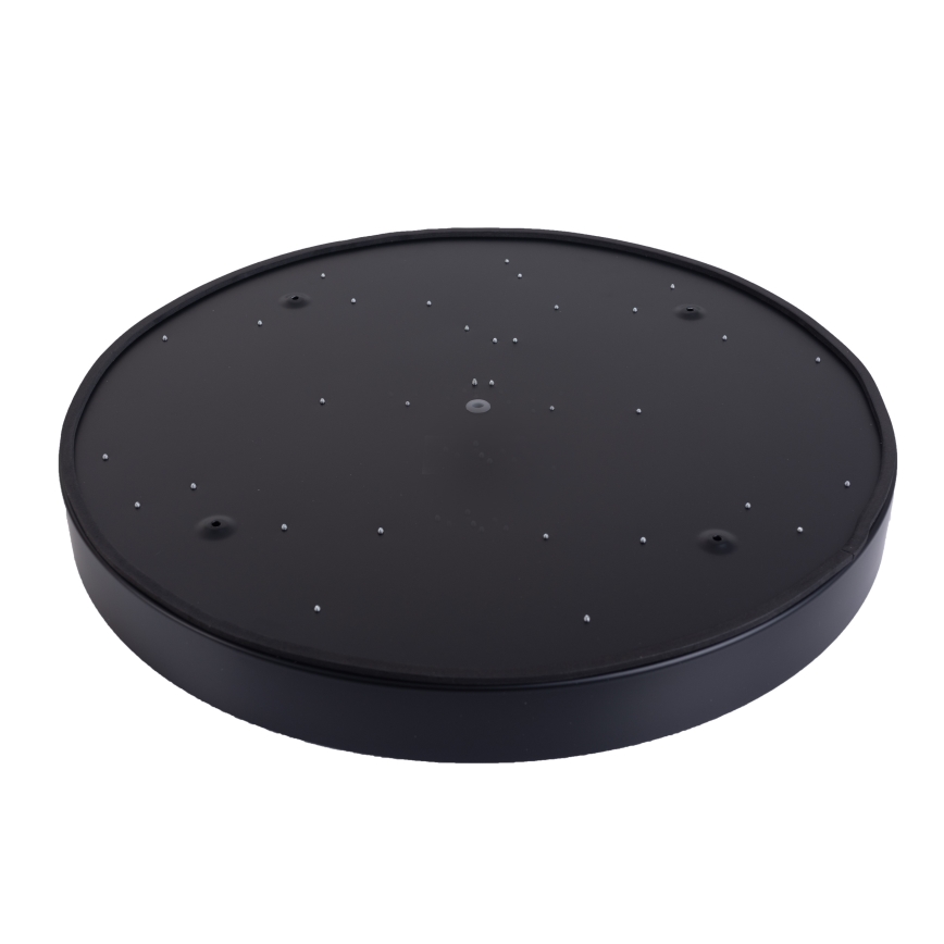 Plafón LED regulable LED/30W/230V 3000-6500K diá. 30 cm negro + control remoto