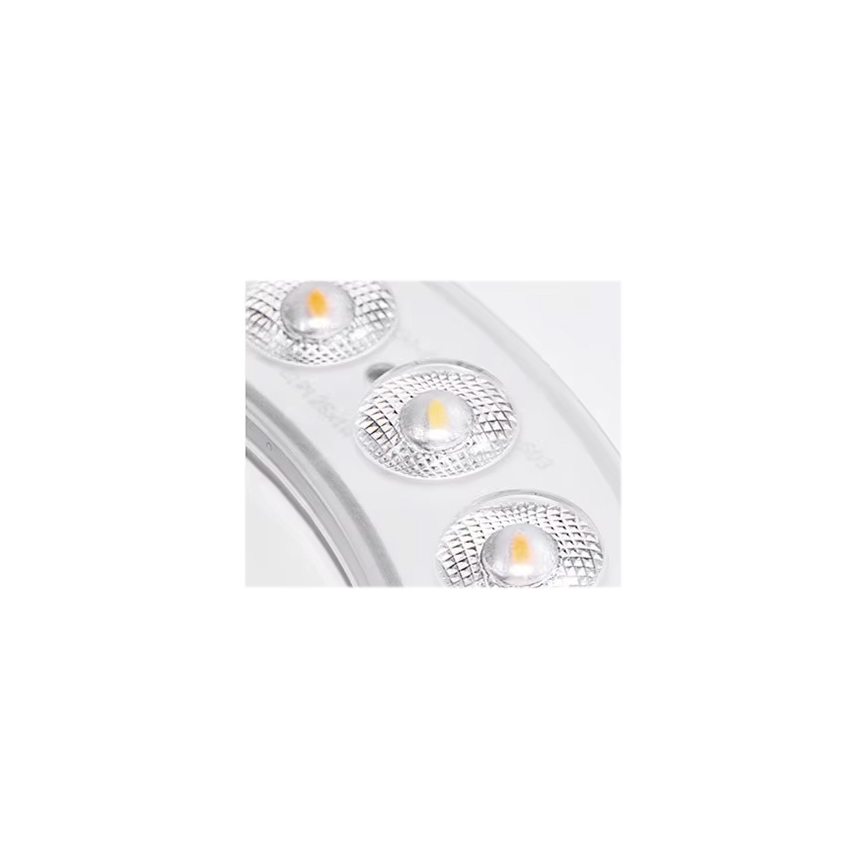 Plafón LED regulable LED/30W/230V 3000-6500K diá. 30 cm negro + control remoto