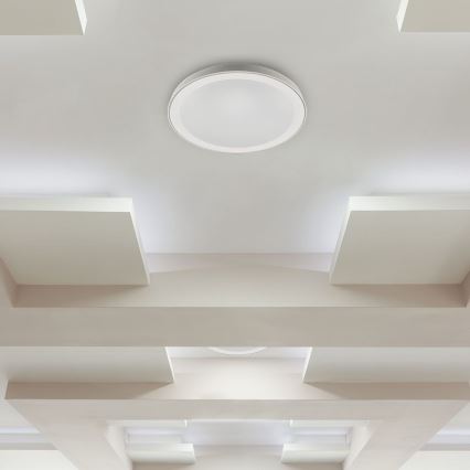 Plafón LED regulable LED/40W/230V 3000K/4000K/6500K diá. 41 cm + control remoto