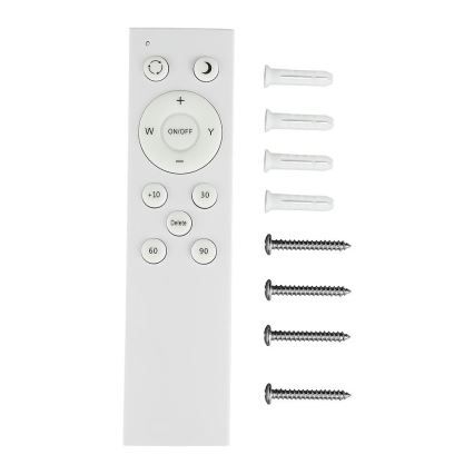 Plafón LED regulable LED/40W/230V 3000K/4000K/6500K diá. 56,5 cm + control remoto