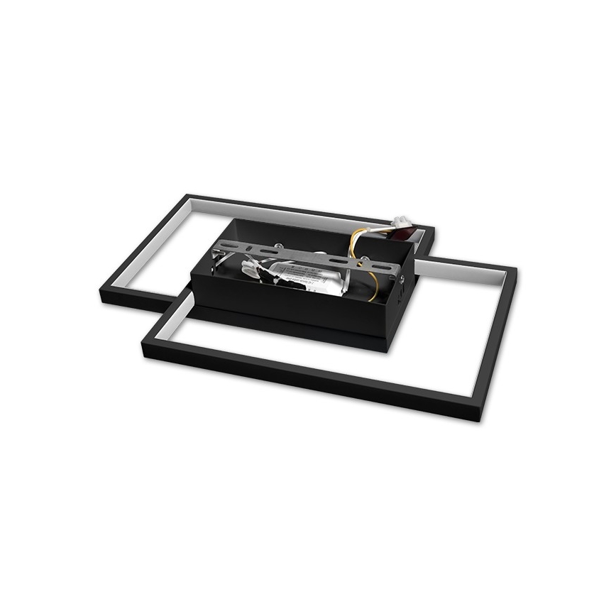 Plafón LED regulable LED/45W/230V 3000-6500K negro + control remoto