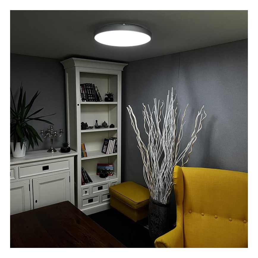 Plafón LED regulable LED/48W/230V 2700-6500K Wi-Fi Tuya + mando a distancia