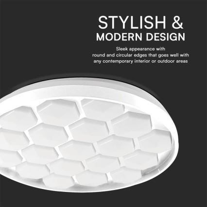Plafón LED regulable LED/60W/230V 3000/4000/6500K diá. 49 cm + control remoto