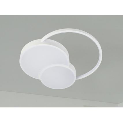 Plafón LED regulable LED/60W/230V 3000-6500K blanco + control remoto