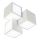 Plafón LED regulable LED/60W/230V 3000-6500K + control remoto